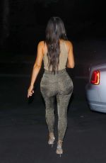 KIM KARDASHIAN Leaves La Scalla Restaurant in Beverly Hills 07/18/2017