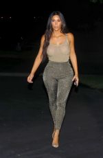 KIM KARDASHIAN Leaves La Scalla Restaurant in Beverly Hills 07/18/2017