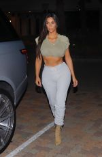 KIM KARDASHIAN Night Out in Los Angeles 07/07/2017