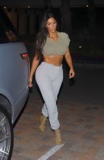 KIM KARDASHIAN Night Out in Los Angeles 07/07/2017