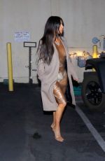 KIM KARDASHIAN Out for Dinner in Calabasas 07/14/2017