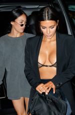 KIM KARDASHIAN Out for Dinner in New York 07/10/2017