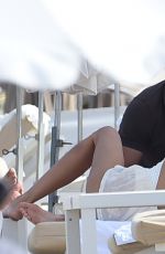 KIMBERLEY GARNER and KELLY BROOK at a Beach in St. Tropez 07/19/2017