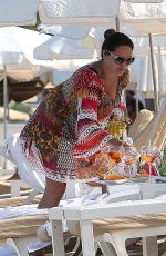 KIMBERLEY GARNER and KELLY BROOK at a Beach in St. Tropez 07/19/2017