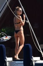 KIMBERLEY GARNER in Bikini in Vacation in Capri 01/07/2017