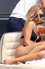 KIMBERLEY GARNER in Bikiniat a Yacht in Italy 07/08/2017