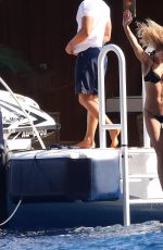 KIMBERLEY GARNER in Bikiniat a Yacht in Italy 07/08/2017