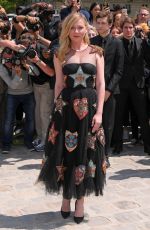 KIRSTEN DUNST at Christian Dior Fashion Show in Paris 07/03/2017