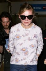 KIRSTEN DUNST at LAX Airport in Los Angeles 07/06/2017