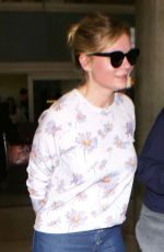 KIRSTEN DUNST at LAX Airport in Los Angeles 07/06/2017