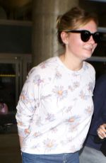 KIRSTEN DUNST at LAX Airport in Los Angeles 07/06/2017