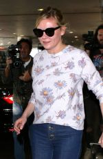 KIRSTEN DUNST at LAX Airport in Los Angeles 07/06/2017