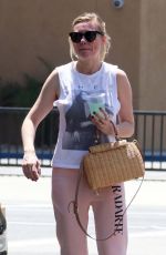 KIRSTEN DUNST Leaves Olive and Thyme in Burbank 07/22/2017