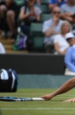 KIRSTEN FLIPKENS at Wimbledon Championships 07/04/2017