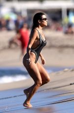 KOURTNEY KARDASHIAN in Swimsuit on the Beach in St Tropez 07/03/2017