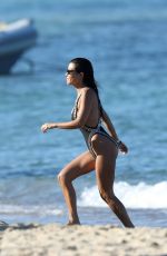 KOURTNEY KARDASHIAN in Swimsuit on the Beach in St Tropez 07/03/2017