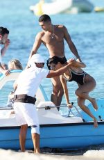KOURTNEY KARDASHIAN in Swimsuit on the Beach in St Tropez 07/03/2017