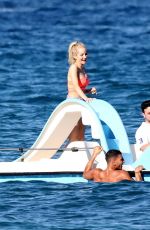 KOURTNEY KARDASHIAN in Swimsuit on the Beach in St Tropez 07/03/2017