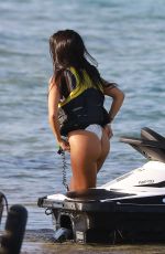 KOURTNEY KARDASHIAN in Swimsuit on the Beach in St Tropez 07/04/2017