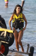 KOURTNEY KARDASHIAN in Swimsuit on the Beach in St Tropez 07/04/2017