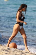 KOURTNEY KARDASHIAN in Swimsuit on the Beach in St Tropez 07/04/2017