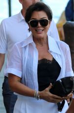 KRIS JENNER Out and About in Portofino 07/08/2017