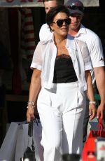 KRIS JENNER Out and About in Portofino 07/08/2017