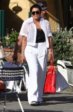 KRIS JENNER Out and About in Portofino 07/08/2017