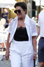 KRIS JENNER Out and About in Portofino 07/08/2017