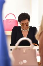 KRIS JENNER Out and About in Portofino 07/08/2017