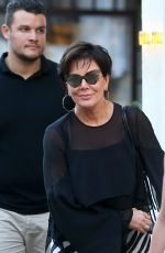 KRIS JENNER Out Shopping in Saint Tropez 07/10/2017