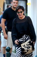 KRIS JENNER Out Shopping in Saint Tropez 07/10/2017