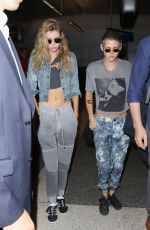 KRISTEN STEWART and STELLA MAXWELL at Los Angeles International Airport 07/07/2017