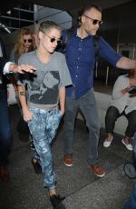 KRISTEN STEWART and STELLA MAXWELL at Los Angeles International Airport 07/07/2017