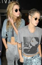 KRISTEN STEWART and STELLA MAXWELL at Los Angeles International Airport 07/07/2017