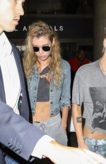KRISTEN STEWART and STELLA MAXWELL at Los Angeles International Airport 07/07/2017