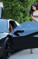 KYLIE JENNER Out and About in Beverly Hills 07/18/2017