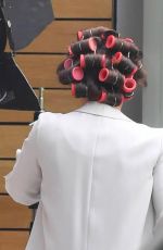 KYM MARSH on the Set of Coronation Street in Manchester 07/19/2017