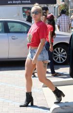 LADY GAGA and Christian Carino Shopping at Vintage Grocers in Malibu 07/02/2017