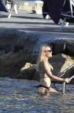 LADY VICTORIA HERVEY and HOFIT GOLAN in Bikinis on the Beach in Cannes 07/09/2017