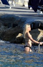 LADY VICTORIA HERVEY and HOFIT GOLAN in Bikinis on the Beach in Cannes 07/09/2017