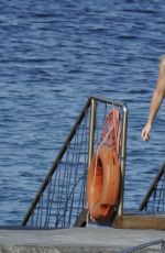 LADY VICTORIA HERVEY and HOFIT GOLAN in Bikinis on the Beach in Cannes 07/09/2017