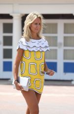 LADY VICTORIA HERVEY at Sandbanks Polo Event in Dorset 07/07/2017