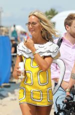 LADY VICTORIA HERVEY at Sandbanks Polo Event in Dorset 07/07/2017