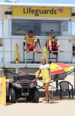 LADY VICTORIA HERVEY at Sandbanks Polo Event in Dorset 07/07/2017