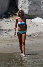 LADY VICTORIA HERVEY in Bikini at a Beach in Naples 07/10/2017