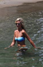 LADY VICTORIA HERVEY in Bikini at a Beach in Naples 07/10/2017