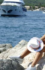 LADY VICTORIA HERVEY in Bikini at a Beach in Saint Tropez 07/262017