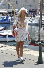 LADY VICTORIA HERVEY in Bikini at a Beach in Saint Tropez 07/262017