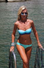LADY VICTORIA HERVEY in Bikini at a Boat in Naples 07/10/2017